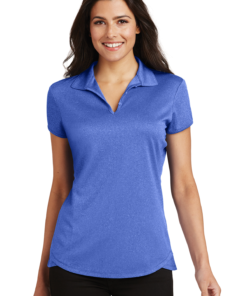 Port Authority Ladies Trace Heather Polo - Image 1