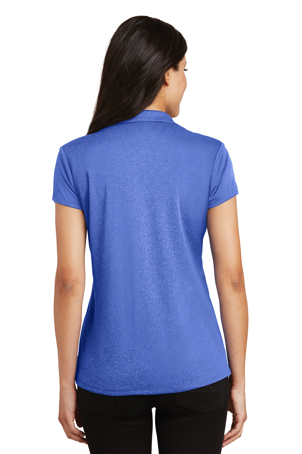 Port Authority Ladies Trace Heather Polo - Image 4