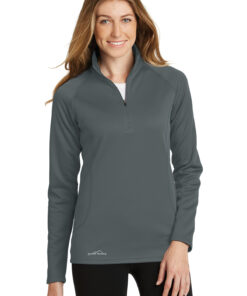 Eddie Bauer Ladies Smooth Fleece 1/2-Zip - Image 4