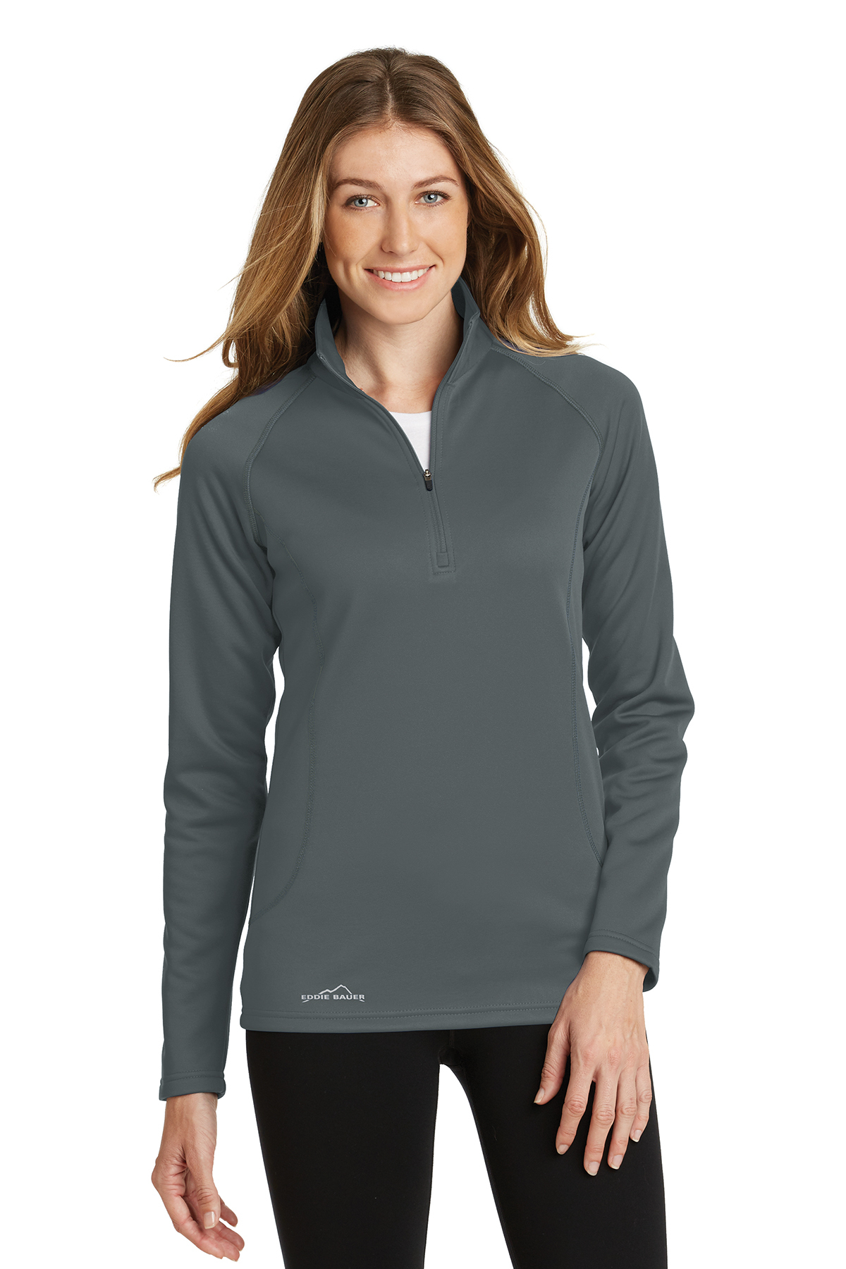 Eddie Bauer Ladies Smooth Fleece 1/2-Zip - Image 4