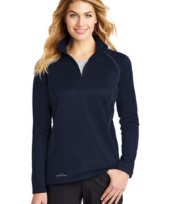 Eddie Bauer Ladies Smooth Fleece 1/2-Zip - Image 1