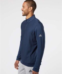 Adidas - Performance Textured Quarter-Zip Pullover - Image 3