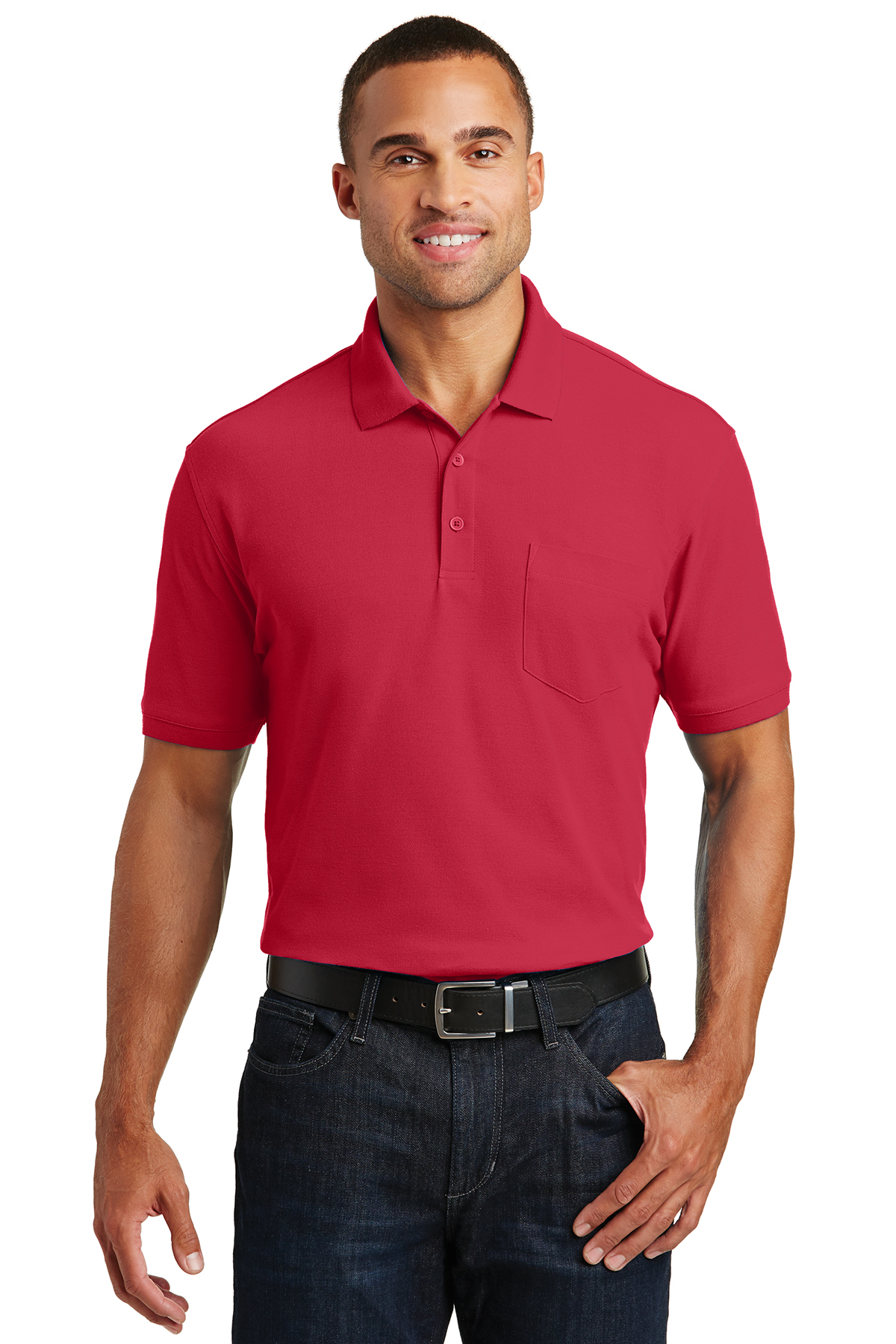 Port Authority Core Classic Pique Pocket Polo - Image 7