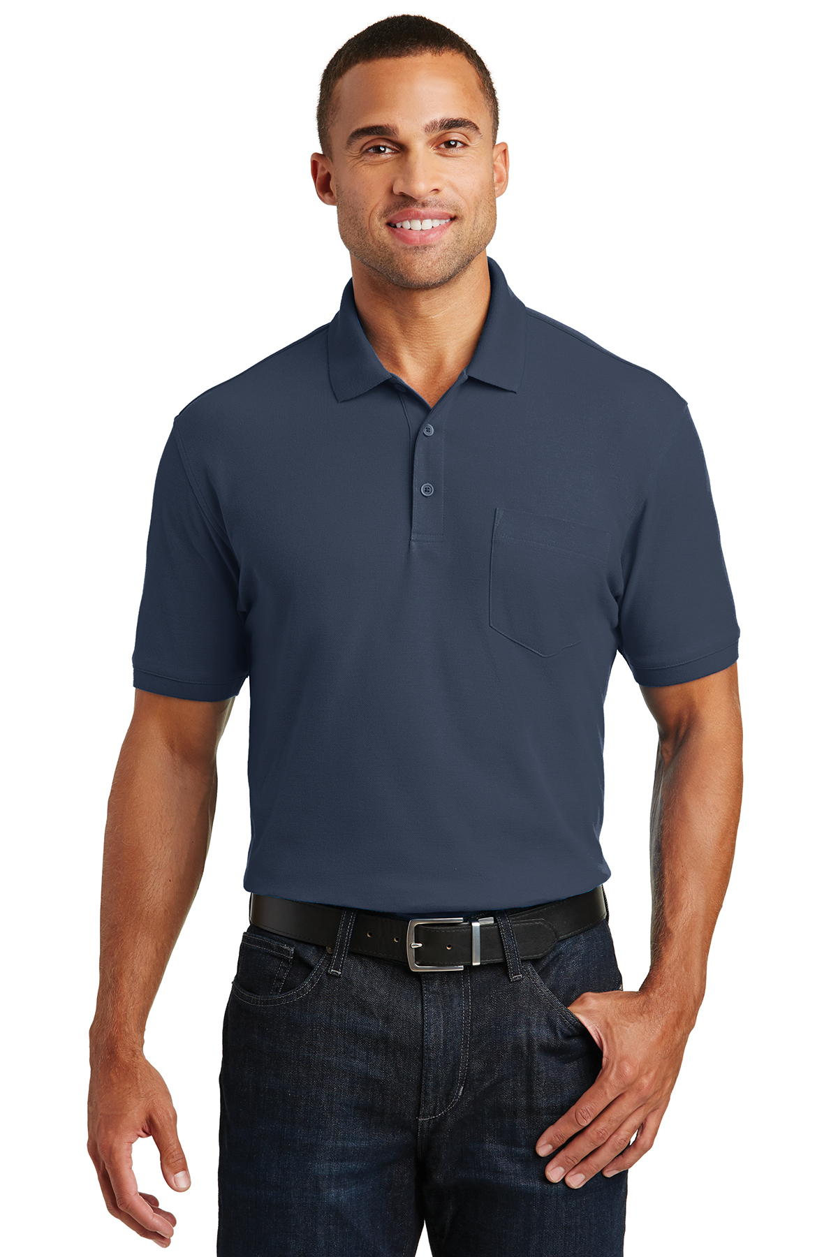 Port Authority Core Classic Pique Pocket Polo - Image 8