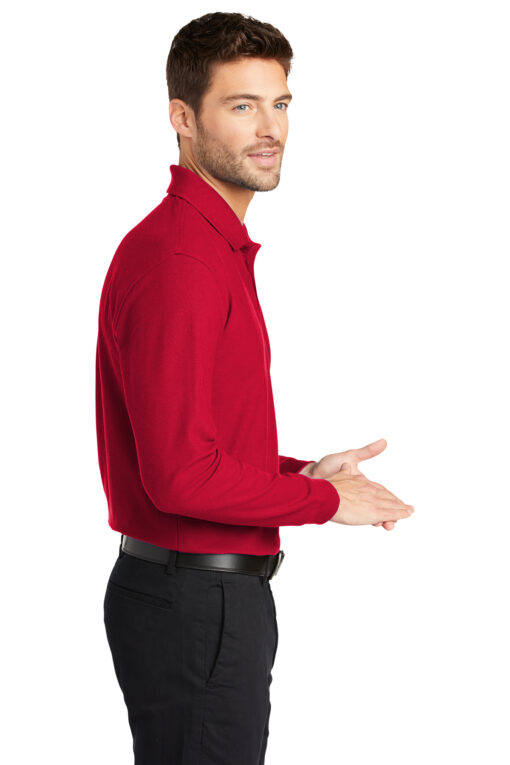 Port Authority Long Sleeve Core Classic Pique Polo