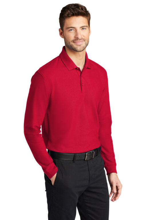 Port Authority Long Sleeve Core Classic Pique Polo