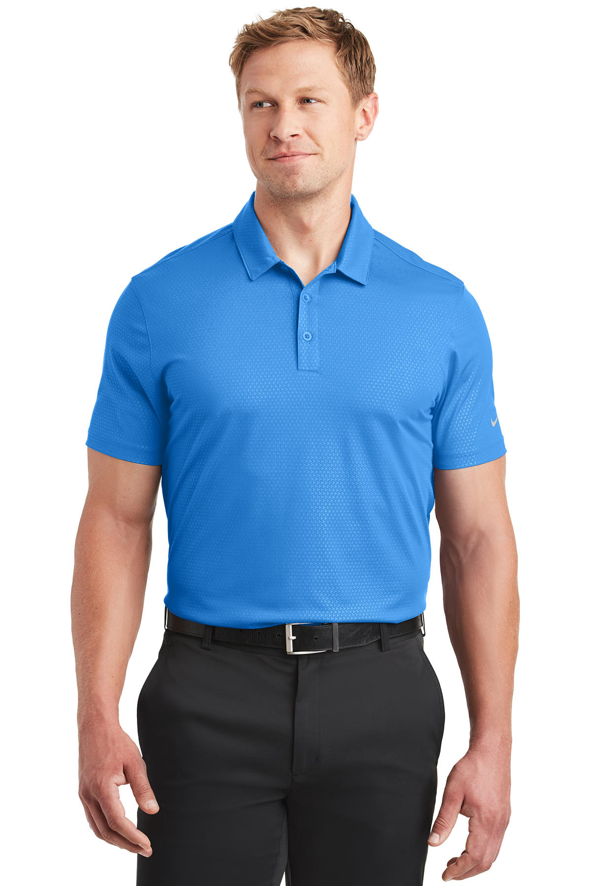 Nike Dri-FIT Embossed Tri-Blade Polo - Image 1