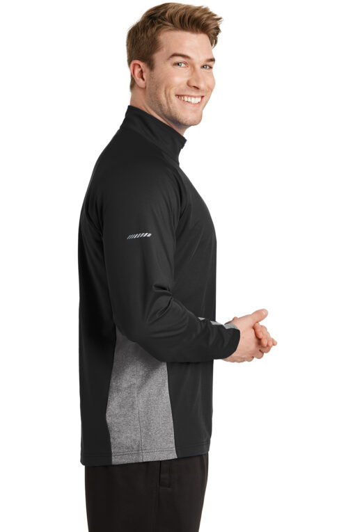 Sport-Tek Sport-Wick Stretch Contrast 1/4-Zip Pullover