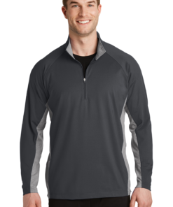 Sport-Tek Sport-Wick Stretch Contrast 1/4-Zip Pullover - Image 6