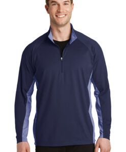 Sport-Tek Sport-Wick Stretch Contrast 1/4-Zip Pullover - Image 5