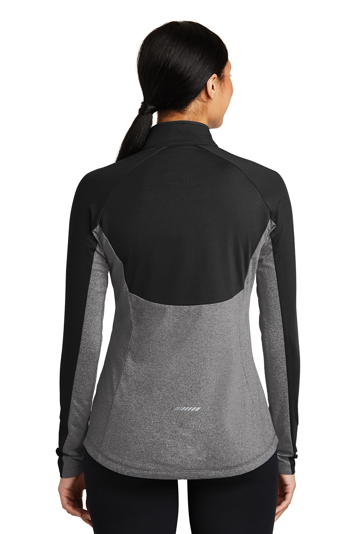 Sport-Tek Ladies Sport-Wick Stretch Contrast 1/2-Zip Pullover - Image 4