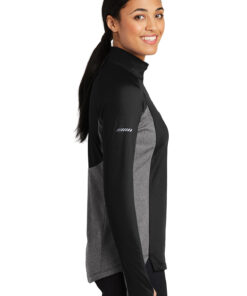 Sport-Tek Ladies Sport-Wick Stretch Contrast 1/2-Zip Pullover - Image 3