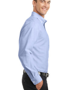 Port Authority Tall SuperPro Oxford Shirt - Image 3