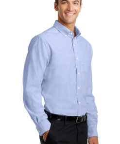 Port Authority Tall SuperPro Oxford Shirt - Image 2