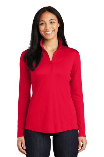 Sport-Tek Ladies PosiCharge Competitor 1/4-Zip Pullover