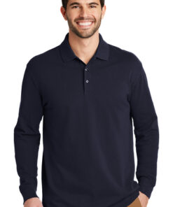 Port Authority EZCotton Long Sleeve Polo - Image 8