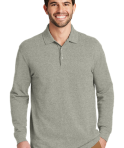 Port Authority EZCotton Long Sleeve Polo - Image 9