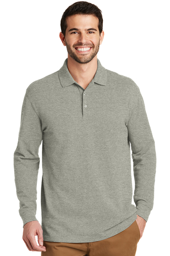 Port Authority EZCotton Long Sleeve Polo