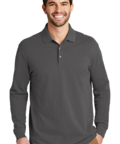 Port Authority EZCotton Long Sleeve Polo - Image 10