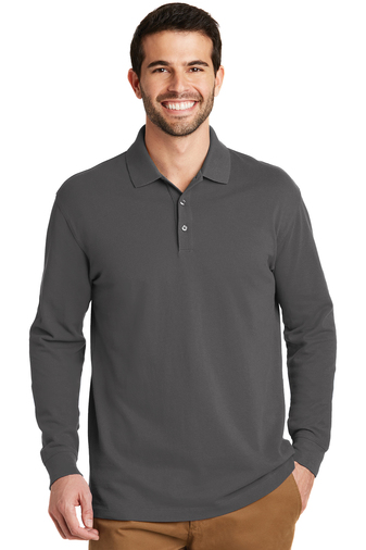 Port Authority EZCotton Long Sleeve Polo
