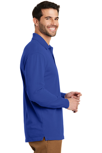 Port Authority EZCotton Long Sleeve Polo