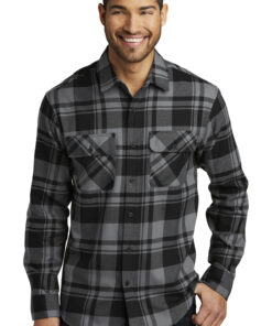 Port Authority Plaid Flannel Shirt - Image 1