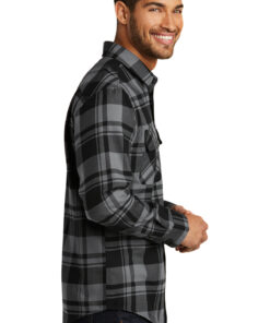 Port Authority Plaid Flannel Shirt - Image 3