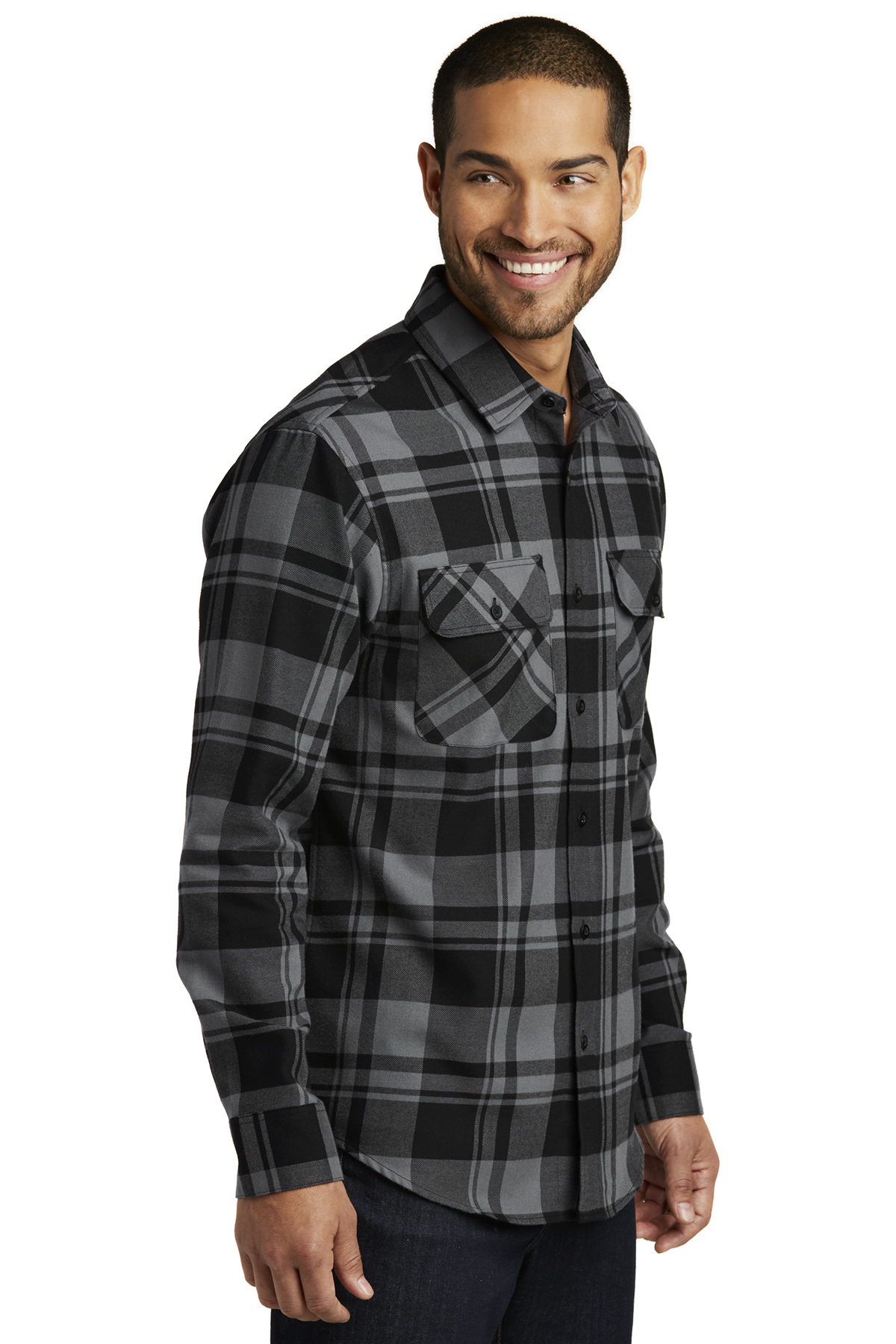 Port Authority Plaid Flannel Shirt - Image 2