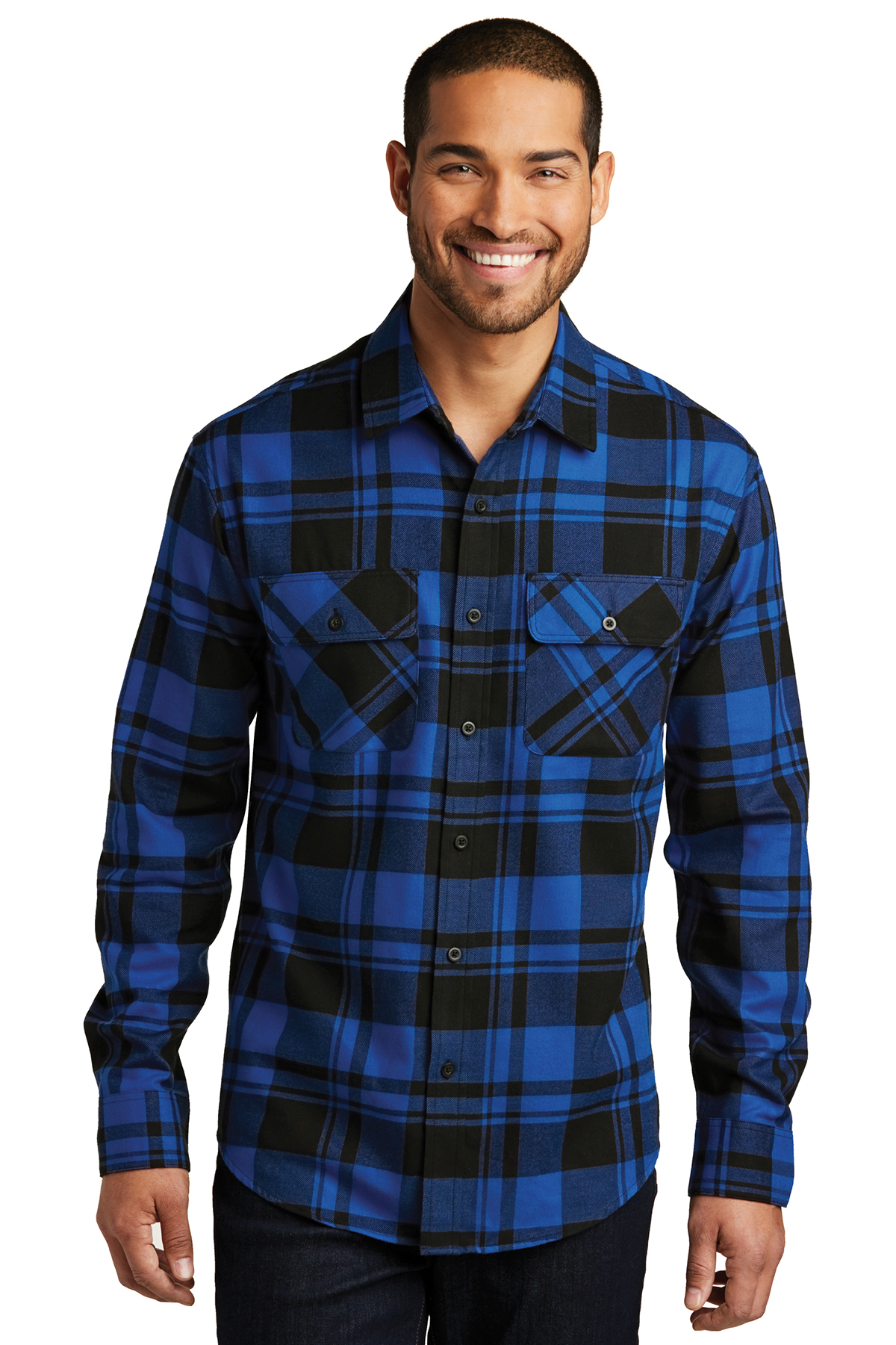 Port Authority Plaid Flannel Shirt - Image 6