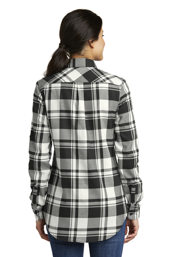 Port Authority Ladies Plaid Flannel Tunic