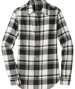 Port Authority Ladies Plaid Flannel Tunic - Image 6