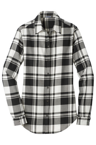 Port Authority Ladies Plaid Flannel Tunic