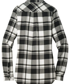 Port Authority Ladies Plaid Flannel Tunic - Image 7
