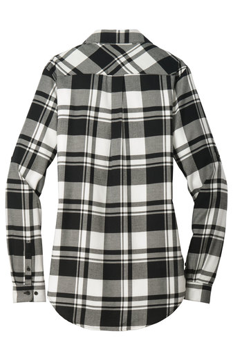 Port Authority Ladies Plaid Flannel Tunic