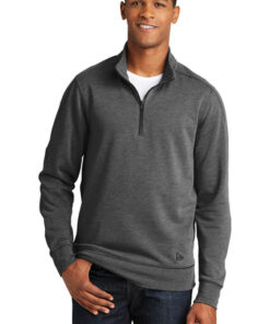 New Era Tri-Blend Fleece 1/4-Zip Pullover - Image 6