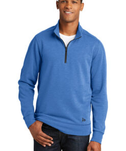 New Era Tri-Blend Fleece 1/4-Zip Pullover - Image 5