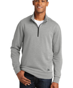 New Era Tri-Blend Fleece 1/4-Zip Pullover - Image 4