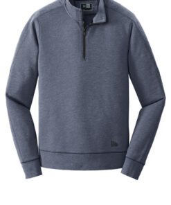 New Era Tri-Blend Fleece 1/4-Zip Pullover - Image 3