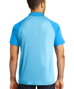 Sport-Tek PosiCharge RacerMesh Raglan Heather Block Polo - Image 4