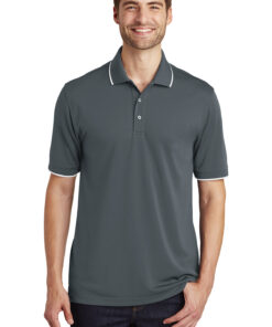 Port Authority Dry Zone UV Micro-Mesh Tipped Polo - Image 6