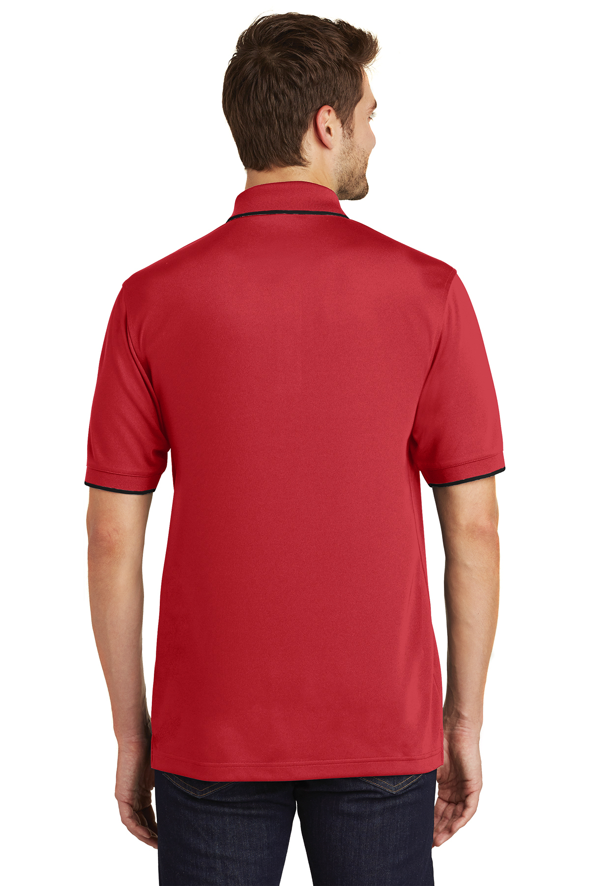 Port Authority Dry Zone UV Micro-Mesh Tipped Polo - Image 4