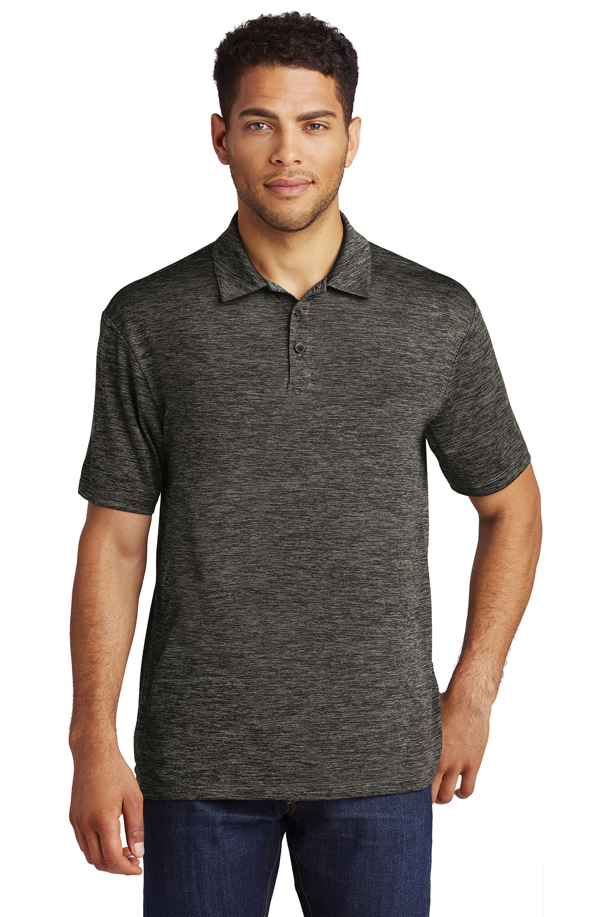 Sport-Tek PosiCharge Electric Heather Polo - Image 7