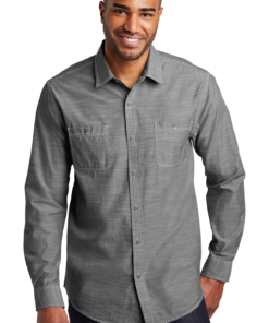 Port Authority Slub Chambray Shirt - Image 5