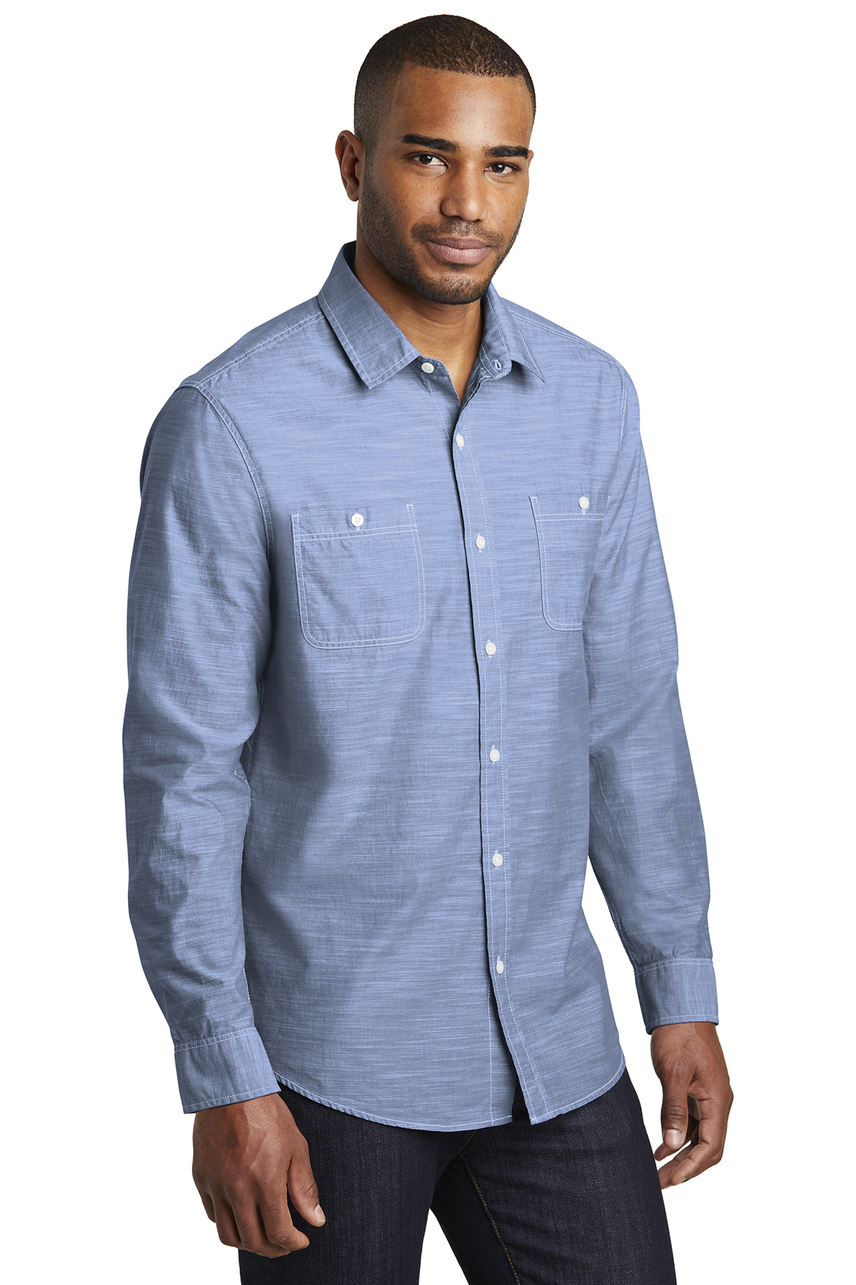 Port Authority Slub Chambray Shirt - Image 2
