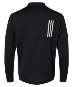 Adidas - 3-Stripes Double Knit Quarter-Zip Pullover - Image 3