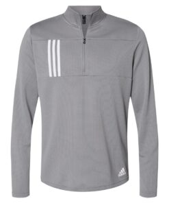 Adidas - 3-Stripes Double Knit Quarter-Zip Pullover - Image 7