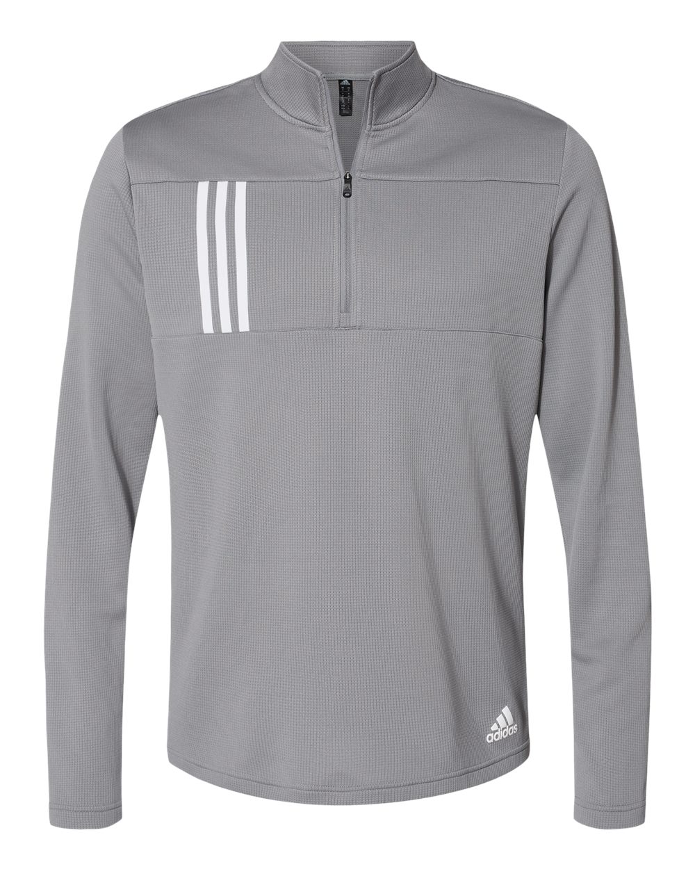 Adidas - 3-Stripes Double Knit Quarter-Zip Pullover - Image 7