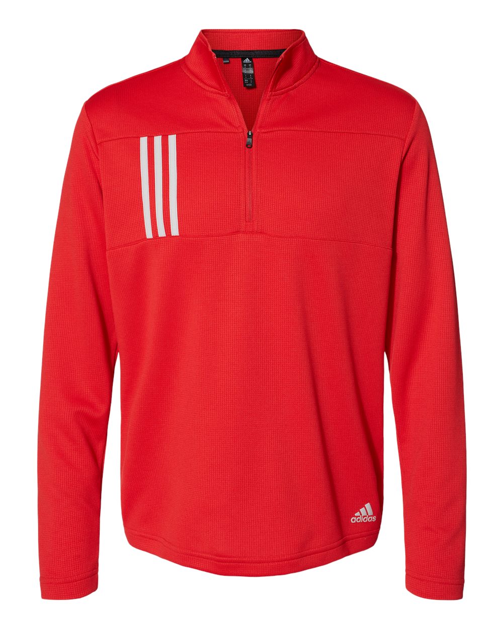 Adidas - 3-Stripes Double Knit Quarter-Zip Pullover - Image 5