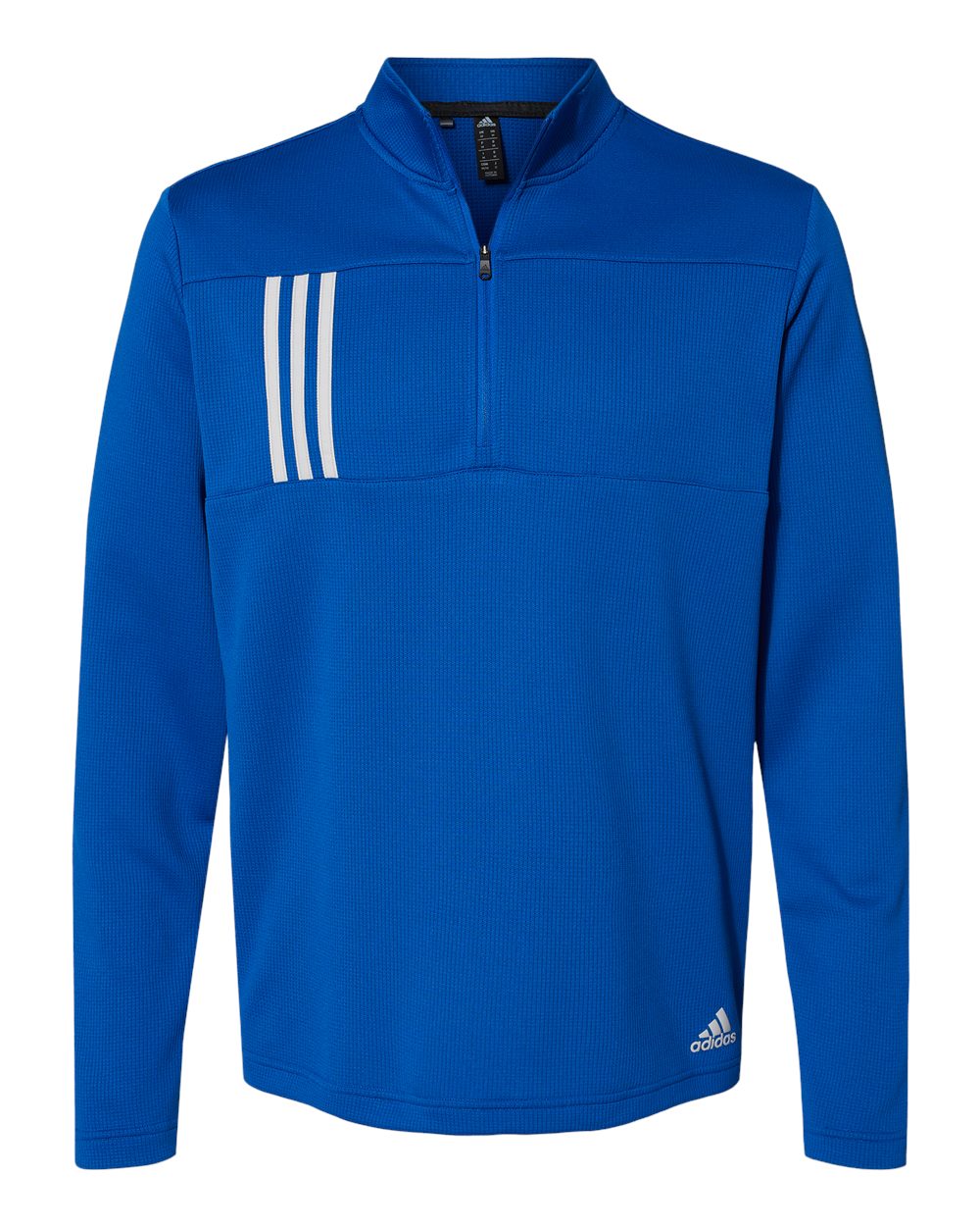Adidas - 3-Stripes Double Knit Quarter-Zip Pullover - Image 4