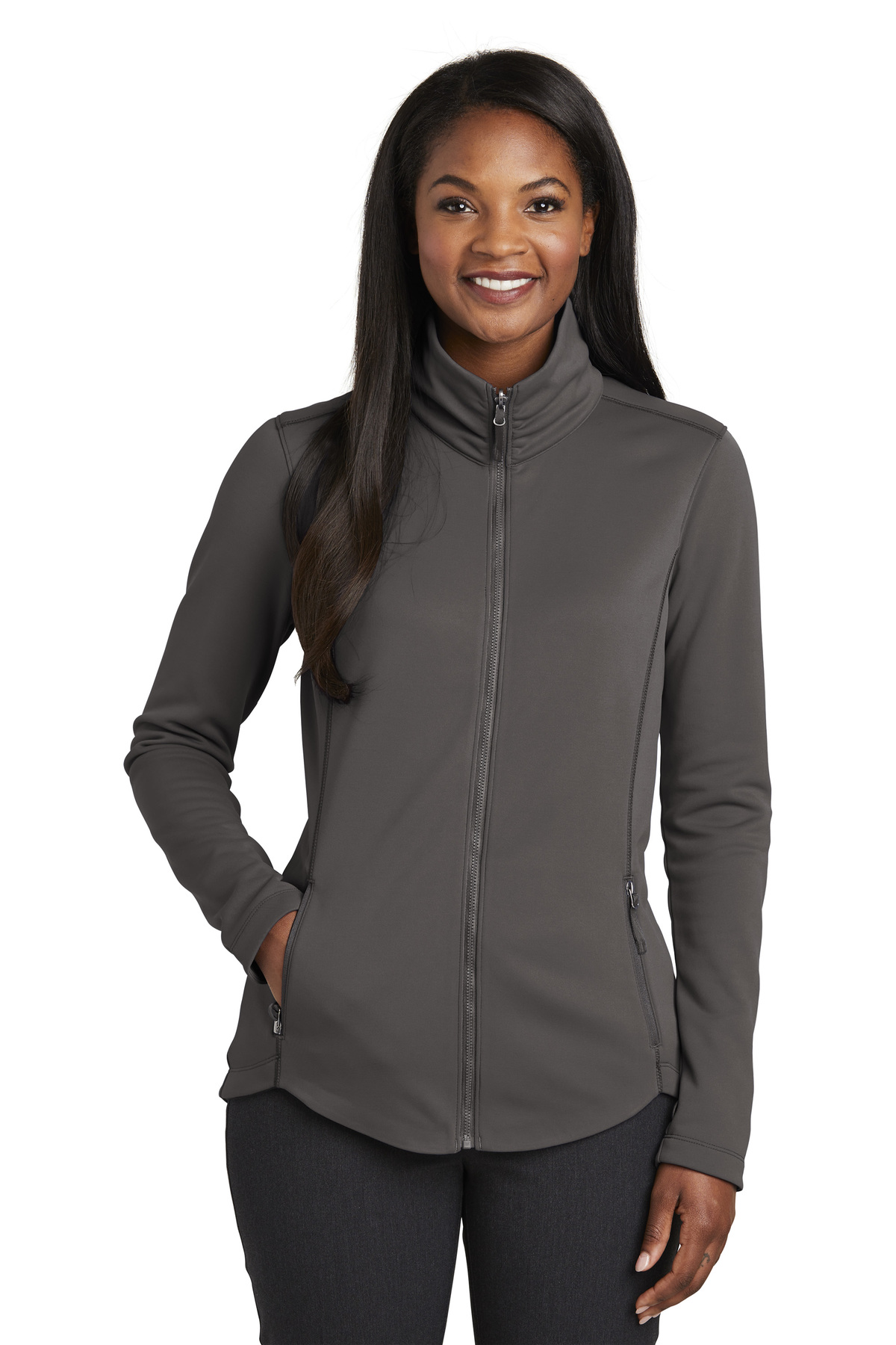 Port Authority Ladies Collective Smooth Fleece Jacket - Image 1